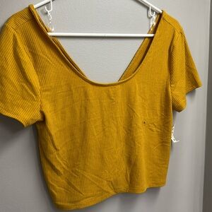 Yellow Aeropostale top